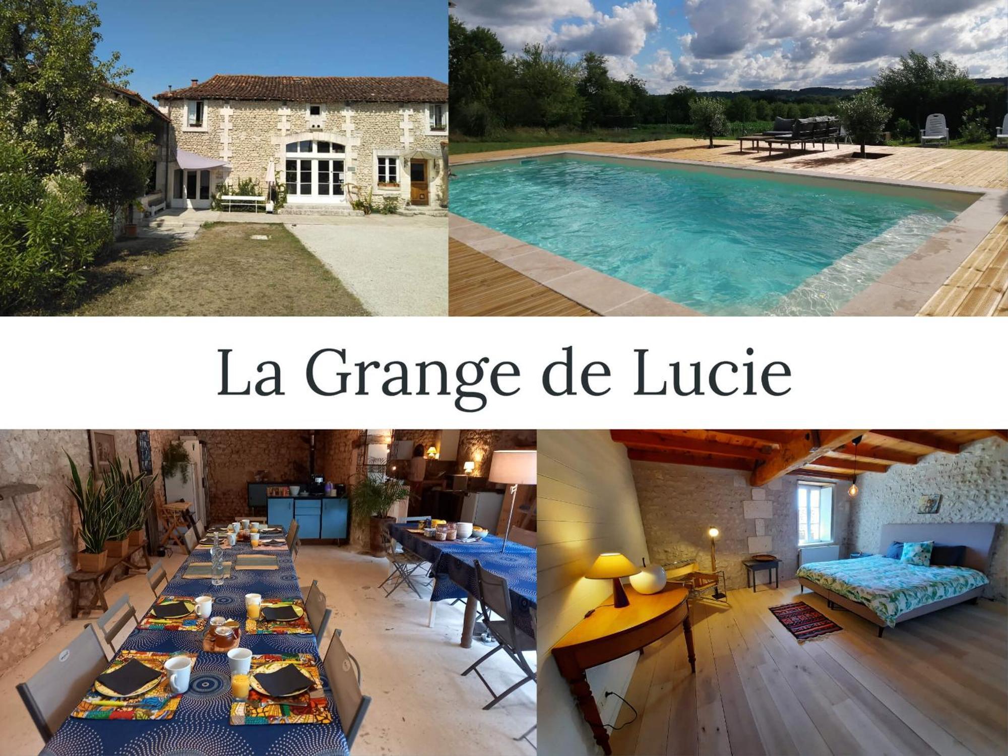 La Grange De Lucie -Chambres D'Hotes En Perigord-Dordogne Nanteuil-Auriac-de-Bourzac Экстерьер фото